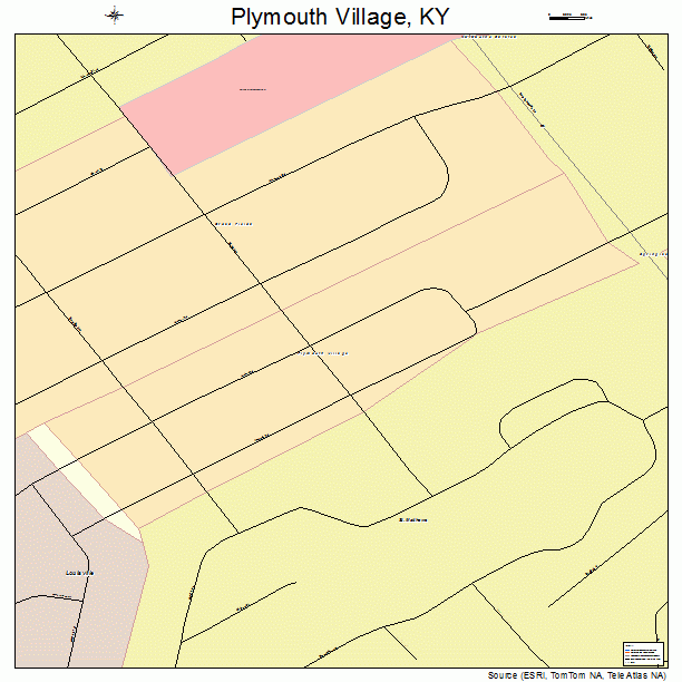 Plymouth Village, KY street map