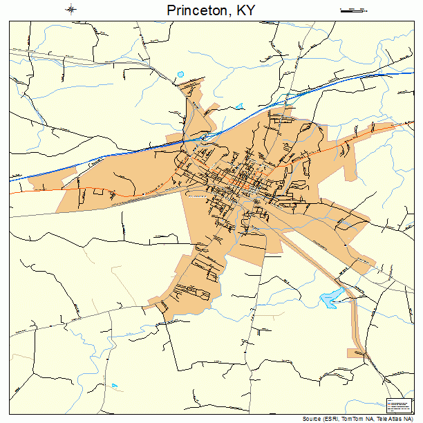 Princeton, KY street map