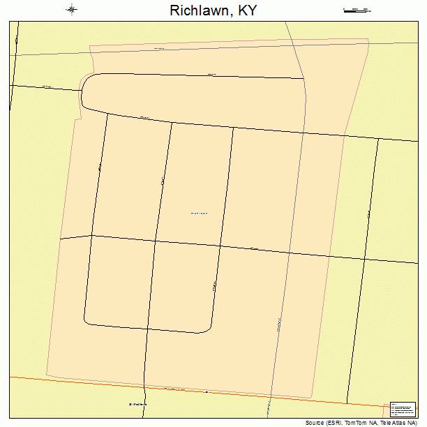Richlawn, KY street map