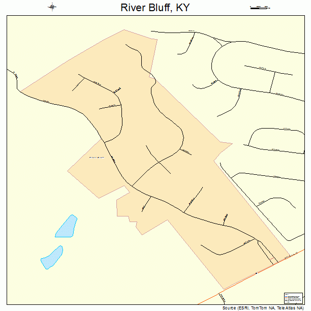 River Bluff, KY street map