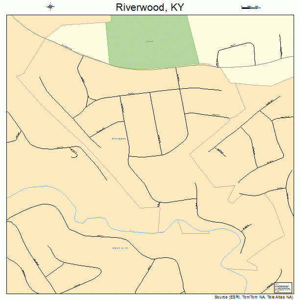 Riverwood, KY street map