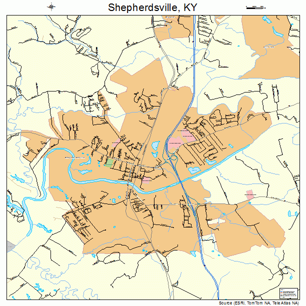 Shepherdsville, KY street map