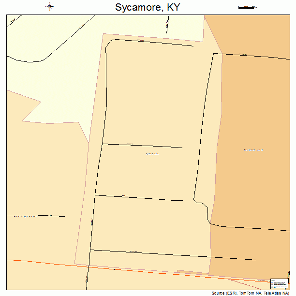 Sycamore, KY street map