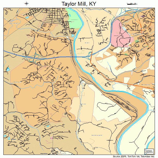 Taylor Mill, KY street map