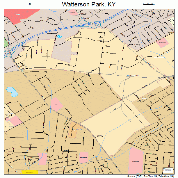 Watterson Park, KY street map