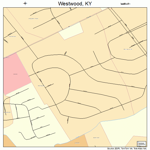 Westwood, KY street map