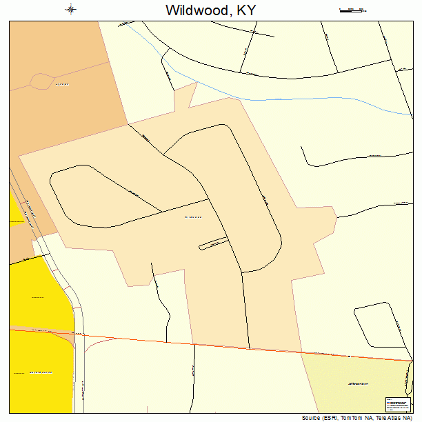 Wildwood, KY street map