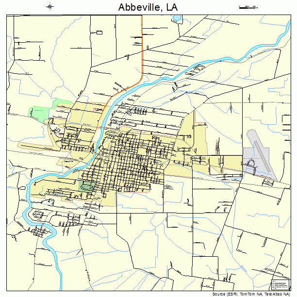 Abbeville, LA street map