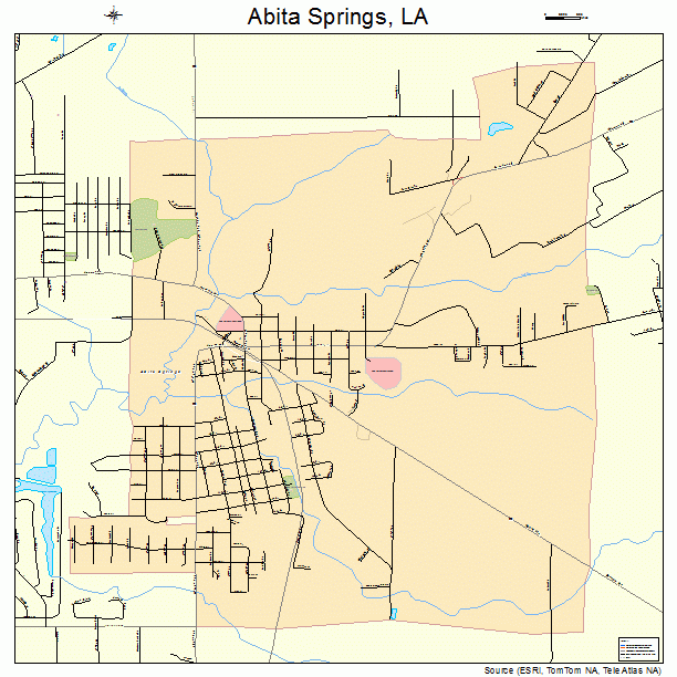 Abita Springs, LA street map