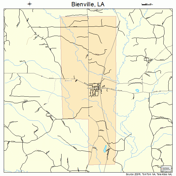 Bienville, LA street map