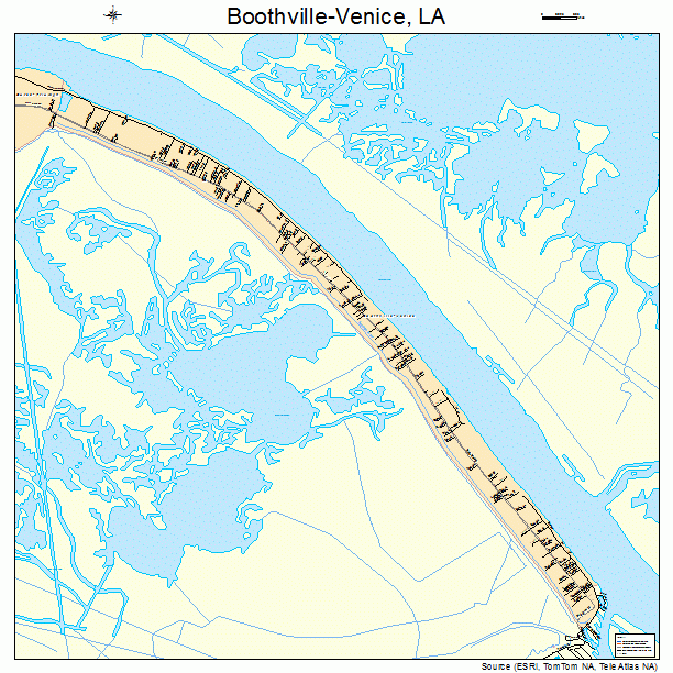 Boothville-Venice, LA street map