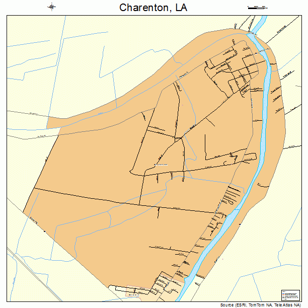 Charenton, LA street map