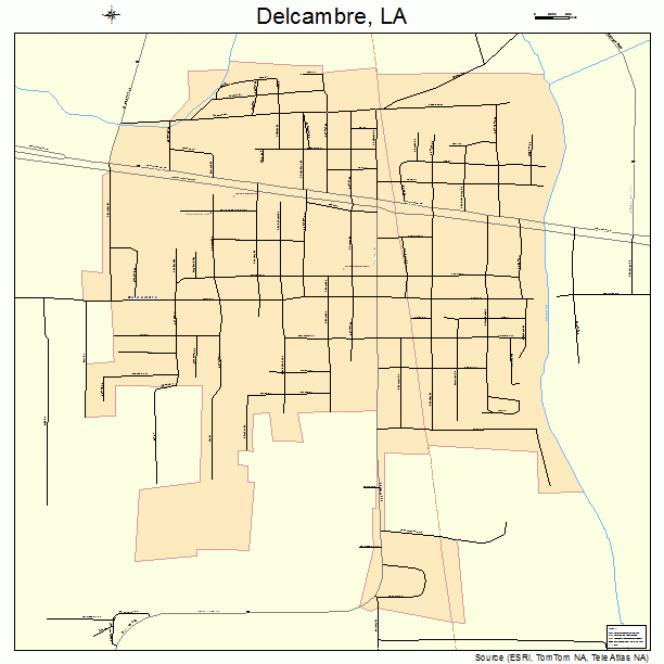 Delcambre, LA street map