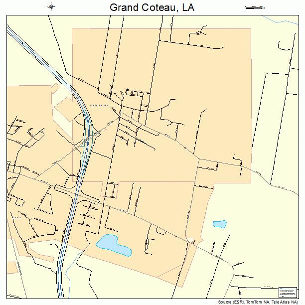 Grand Coteau, LA street map