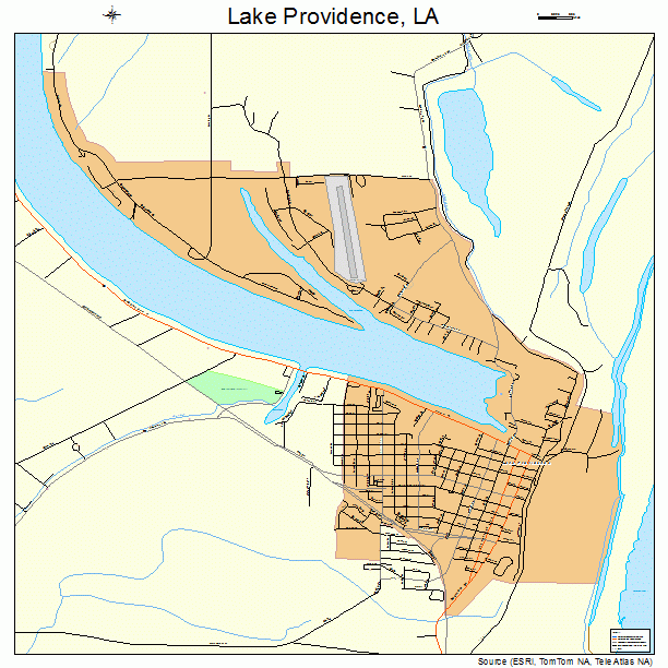 Lake Providence, LA street map