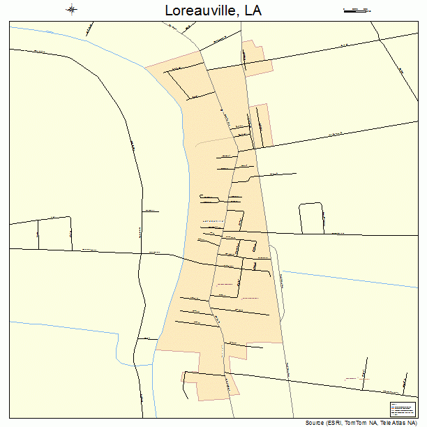 Loreauville, LA street map
