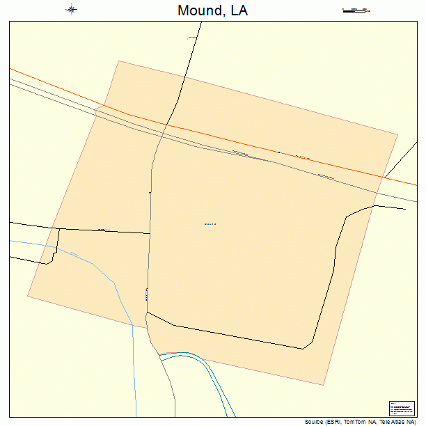 Mound, LA street map