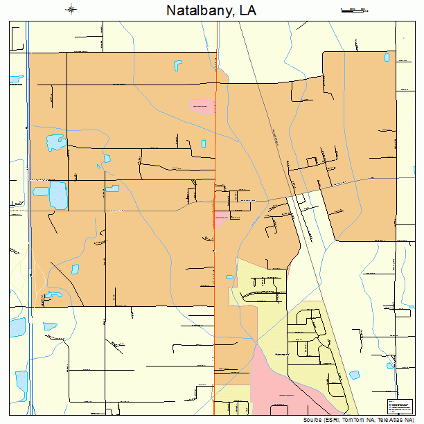 Natalbany, LA street map