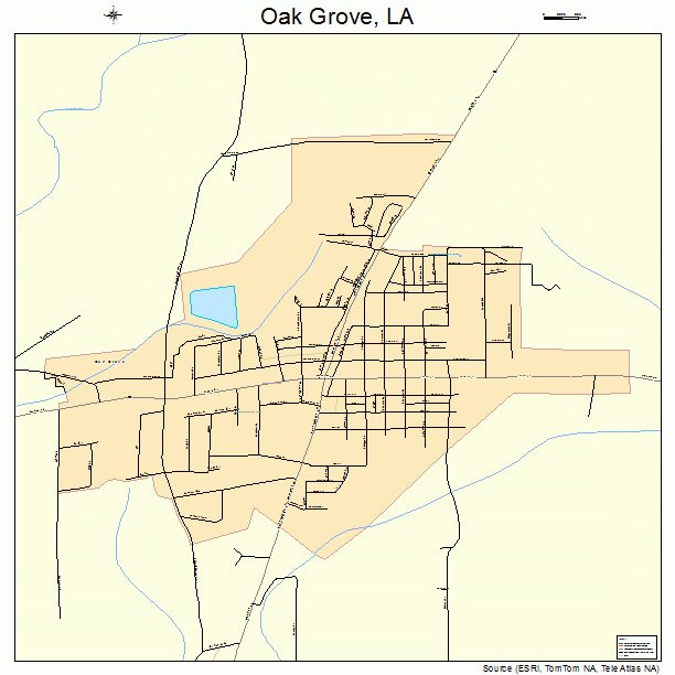 Oak Grove, LA street map
