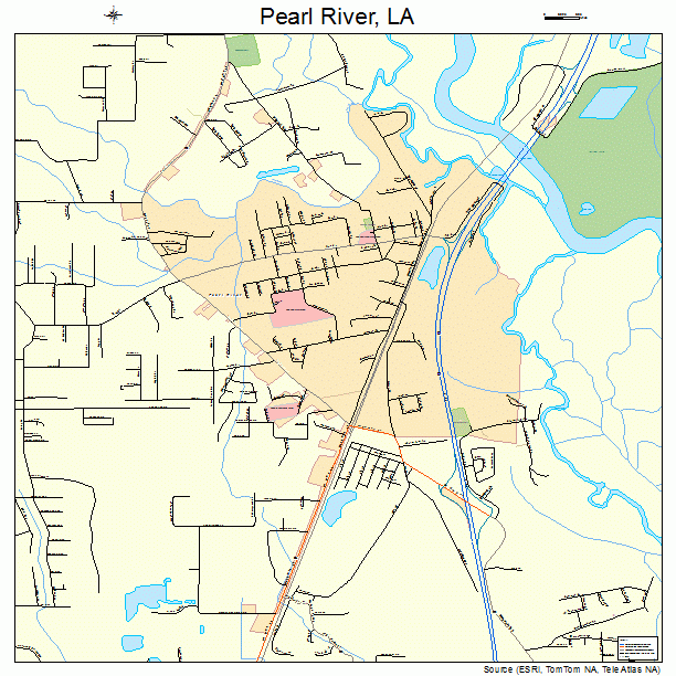 Pearl River, LA street map
