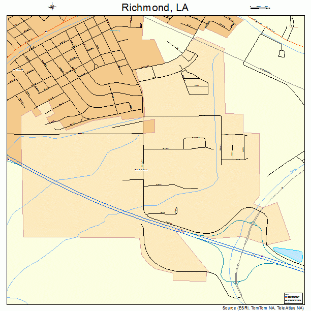 Richmond, LA street map