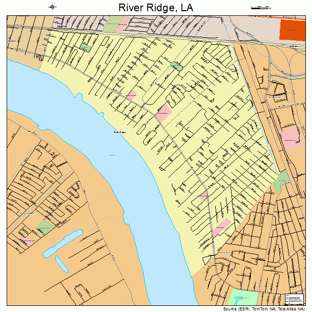 River Ridge, LA street map