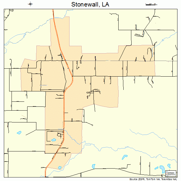 Stonewall, LA street map