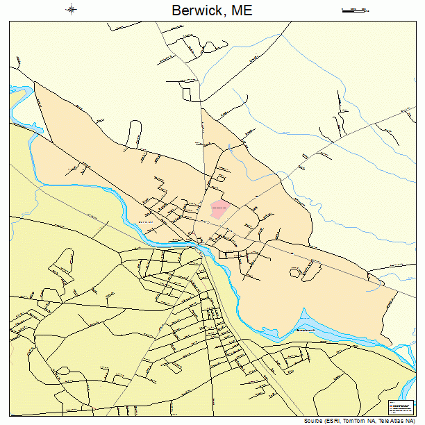 Berwick, ME street map