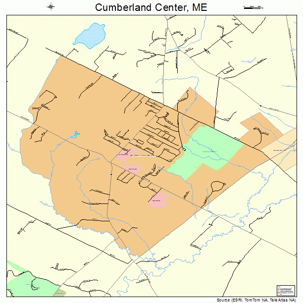 Cumberland Center, ME street map