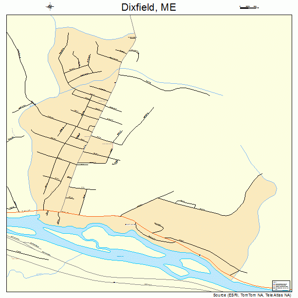 Dixfield, ME street map