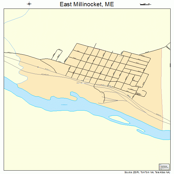 East Millinocket, ME street map