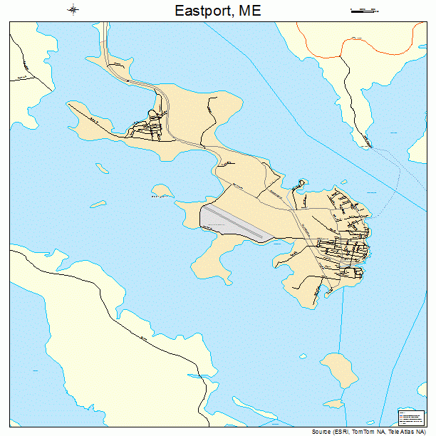 Eastport, ME street map