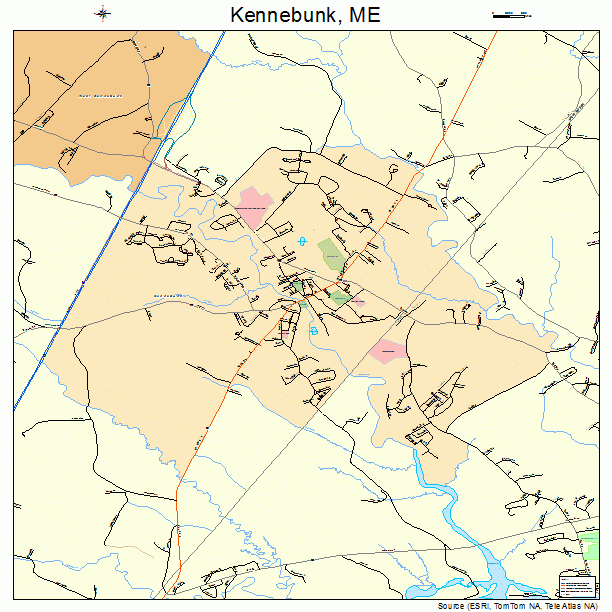 Kennebunk, ME street map