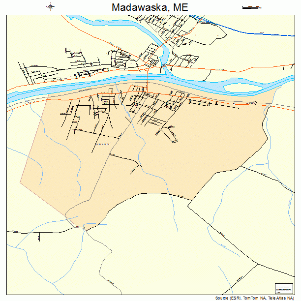 Madawaska, ME street map