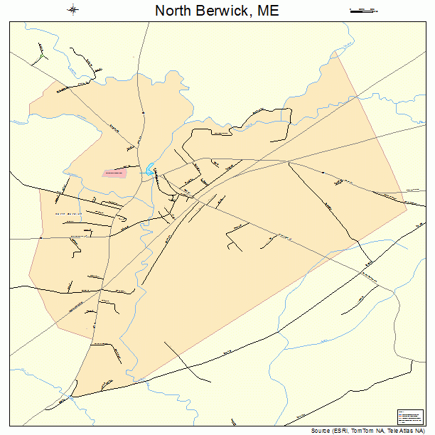 North Berwick, ME street map