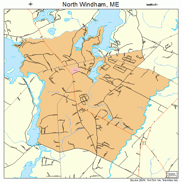 North Windham, ME street map