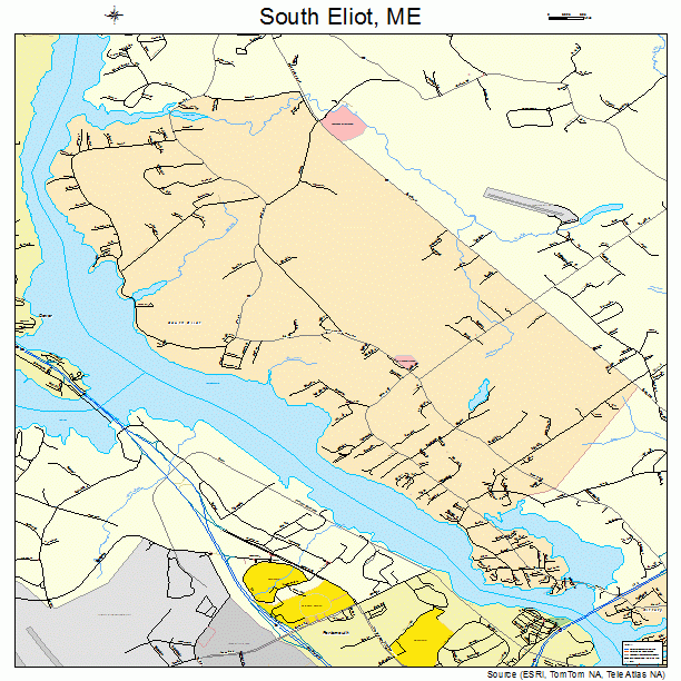 South Eliot, ME street map