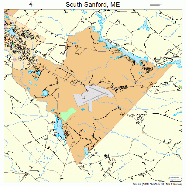 South Sanford, ME street map