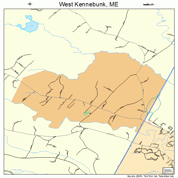 West Kennebunk, ME street map