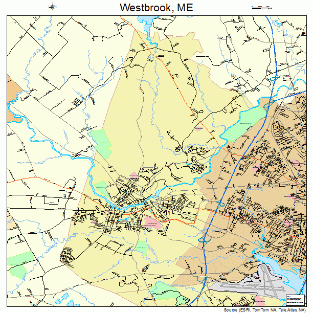 Westbrook, ME street map