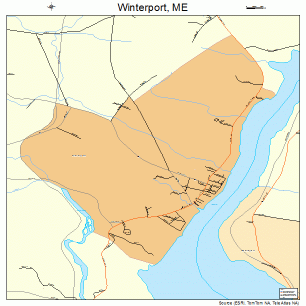 Winterport, ME street map