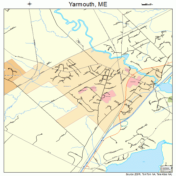 Yarmouth, ME street map