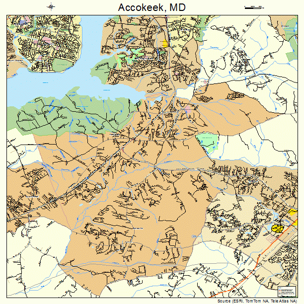 Accokeek, MD street map