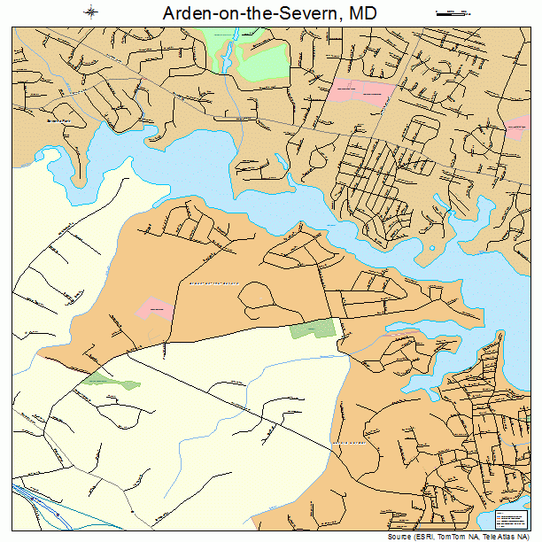 Arden-on-the-Severn, MD street map