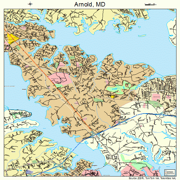 Arnold, MD street map