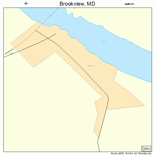 Brookview, MD street map