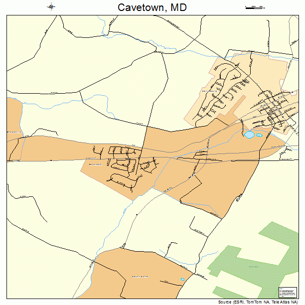 Cavetown, MD street map