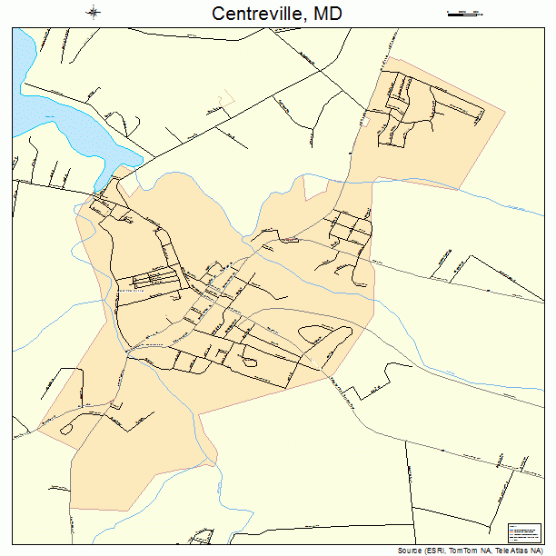Centreville, MD street map