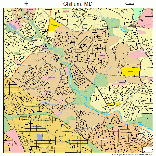 Chillum, MD street map