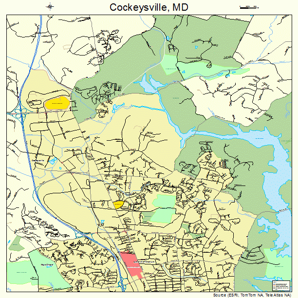 Cockeysville, MD street map